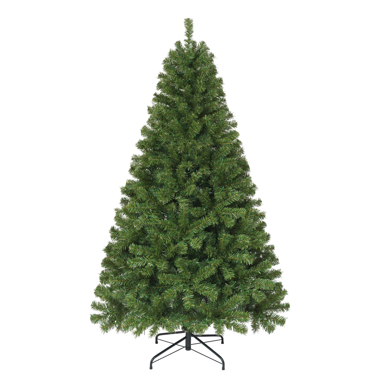 Pre-Lit Artificial Christmas Tree with Warm White Lights, 6 FT & 7.5 FT